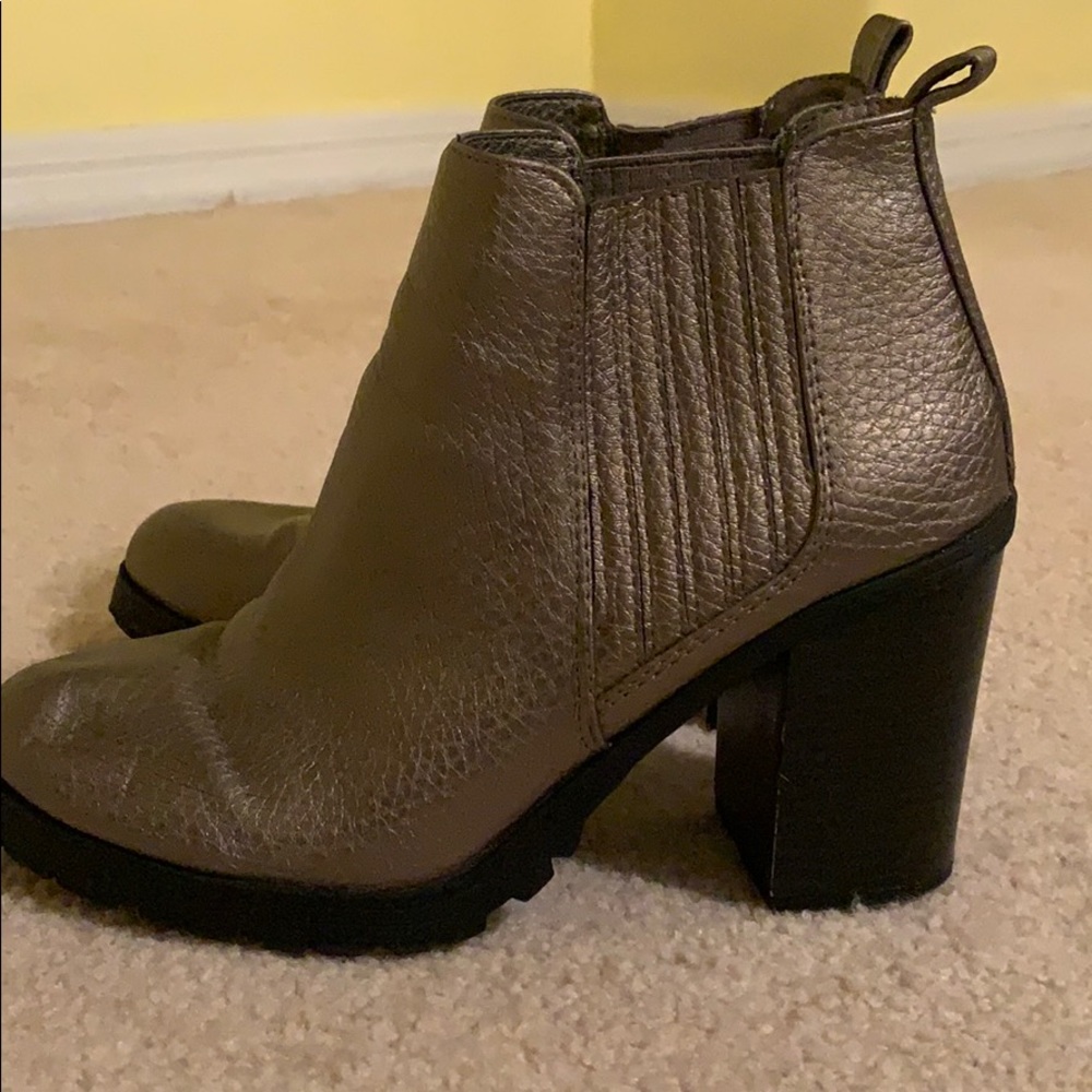 Metallic Booties